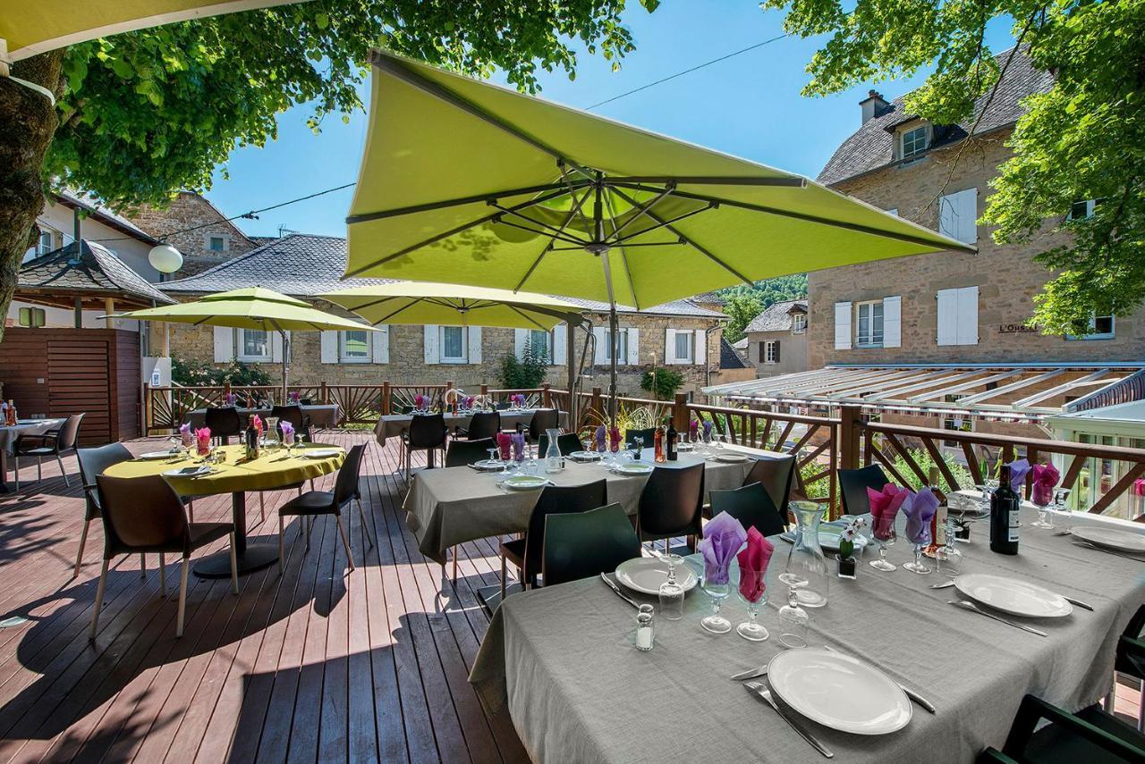 Hotel L'Oustal Pont-Les-Bains Salles-la-Source Zewnętrze zdjęcie